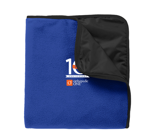 Port Authority Fleece & Poly Travel Blanket