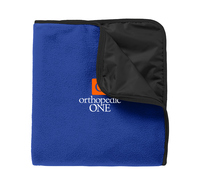 Port Authority Fleece & Poly Travel Blanket